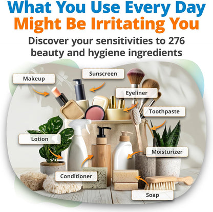 5Strands Food Intolerance & Beauty Hygiene Sensitivity Test Bundle, At-Home Hair Analysis for Adults & Kids, Identify Food Reactions & Personal Care Ingredient Sensitivities, Results in 4 Days