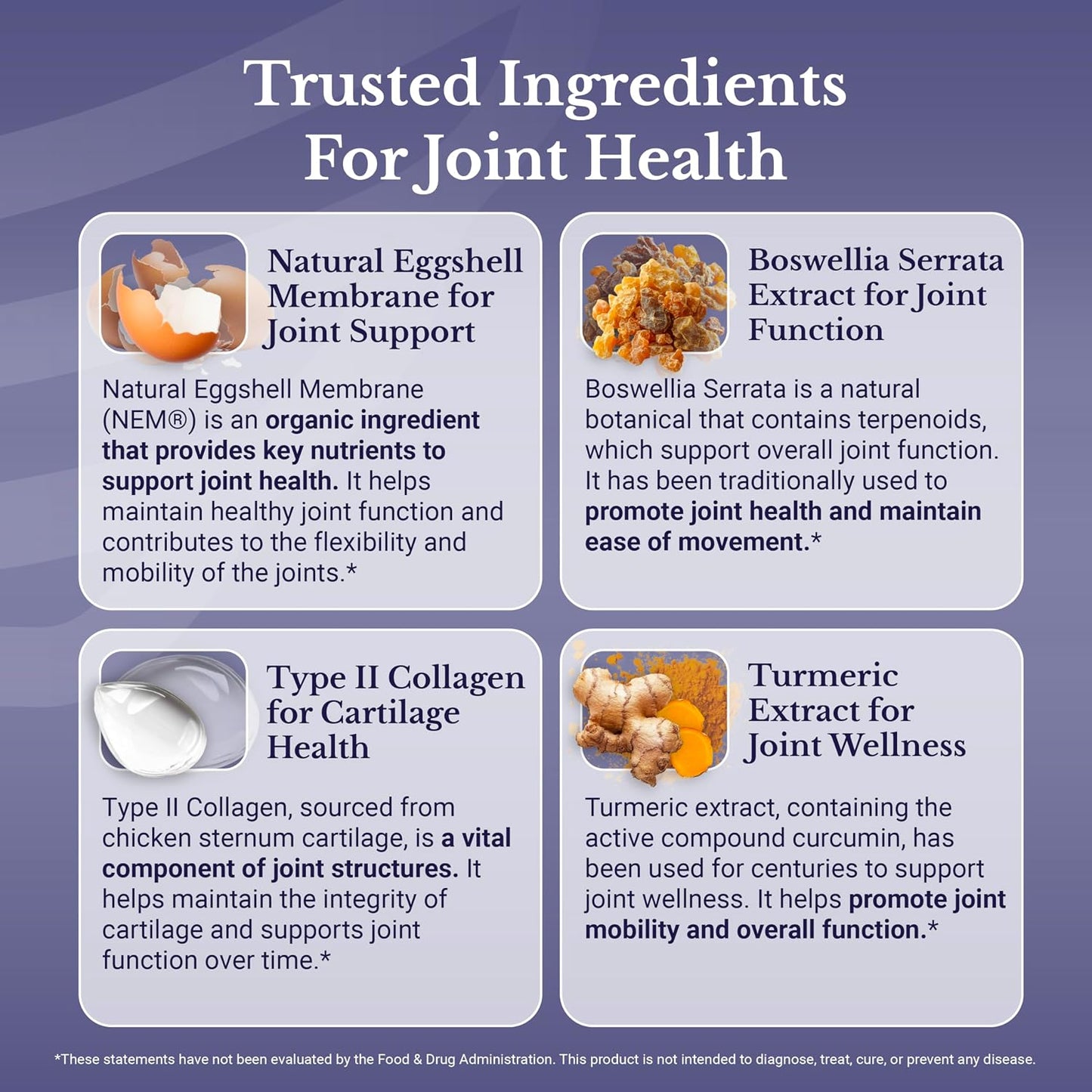 Joint Complex | Joint Supplements for Men & Women | Triple Strength Supplement for Bone Health & Joint Flex, Turmeric, NEM, Boswellia & Collagen, 30 Days Supply, 60 Capsules