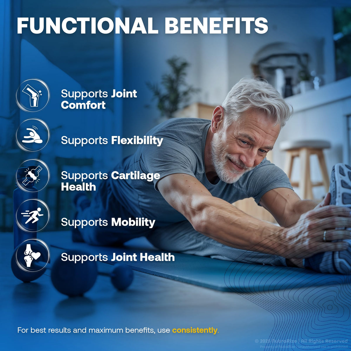 NutraRize (3 Pack) Arthro MD+ Capsules, Official Arthro MD Joint Support, All Natural Formula to Support Flexibility and Mobility, Premium Pills for Healthy Joints, Arthro M D Review (180 Capsules) NutraRizeBuy Supplements Australia