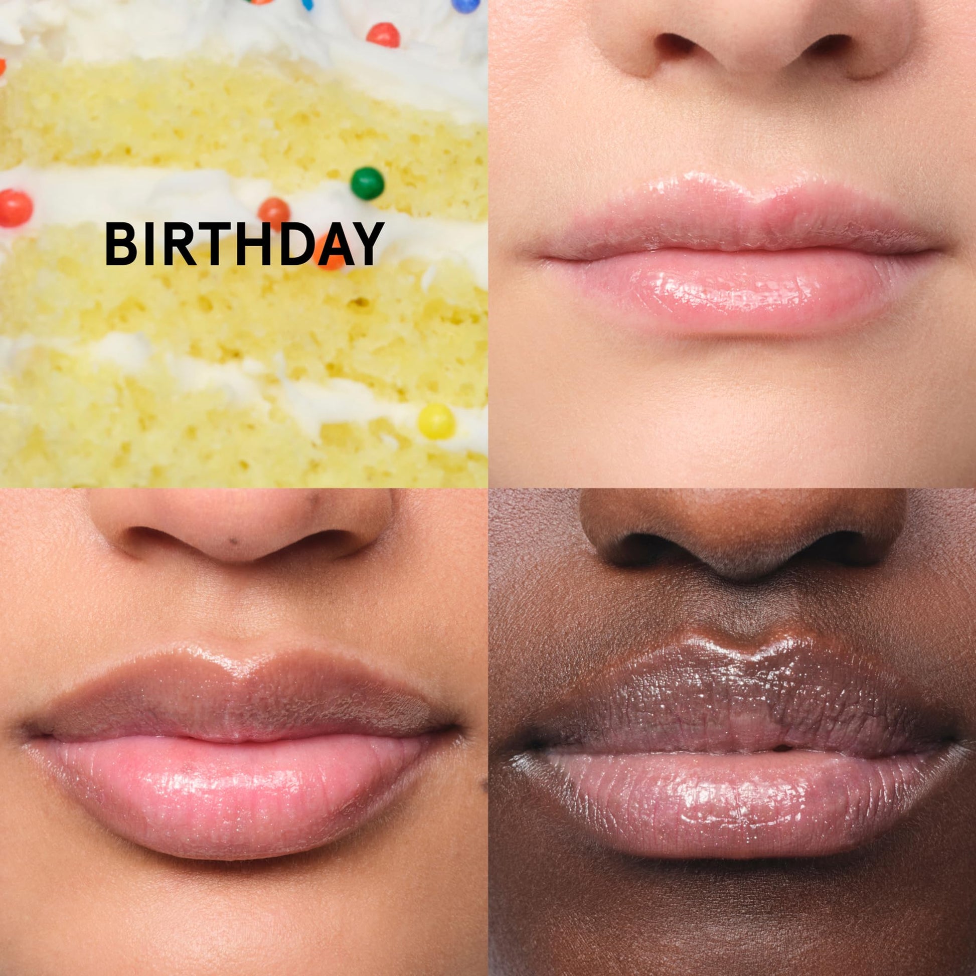Glossier Balm Dotcom Hydrating Lip Balm - Universal Salve, Up to 12Hr Moisture - Lanolin, Beeswax & Castor Oil for Dry Lips, Cuticles & Skin - Birthday, Clear Soft Shimmer, 15ml GlossierBuy Supplements Australia
