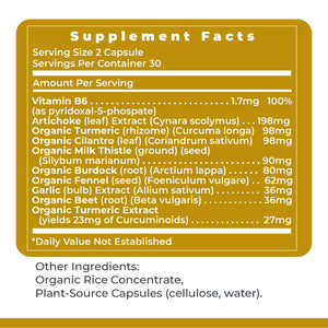 Premier Research Labs BiliVen -Gallbladder & Liver Cleanse Supplement, Gallbladder Support Pills with Artichoke Extract, Milk Thistle, Vitamin B6, Beet Root, Turmeric, Curcumin- 60 Vegetarian Capsules Premier Research LabsBuy Supplements Australia