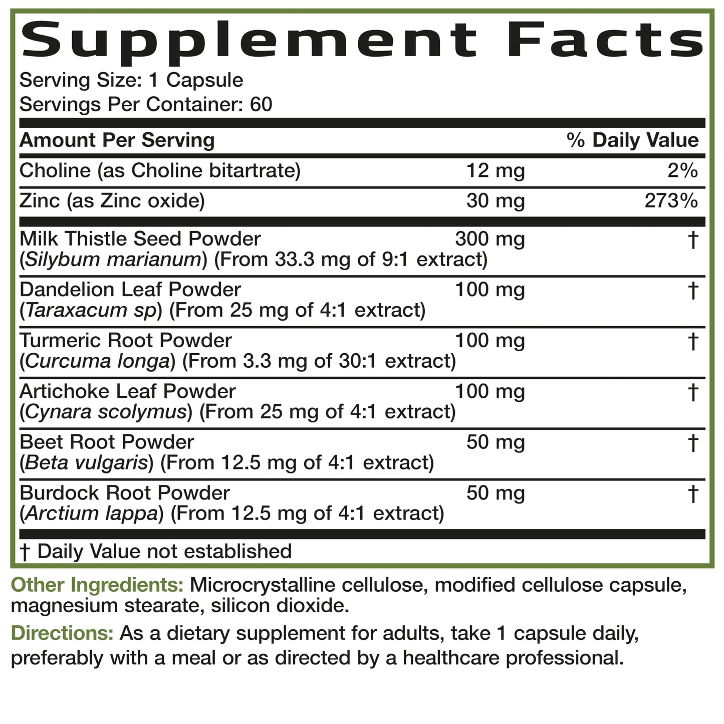 Bronson Liver Detox Advanced Detox & Cleansing Formula Supports Health Liver Function with Milk Thistle, Dandelion Extract, Turmeric, Artichoke Leaf & More, Non-GMO, 60 Vegetarian Capsules
