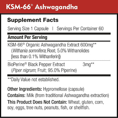 Magnesium Complex (90 caps) & KSM-66 Ashwagandha (60 caps)