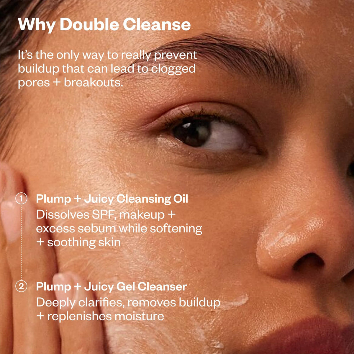 Kosas Plump + Juicy Cushiony Calm Botanical Cleansing Oil – Hydrating Makeup Remover for Sensitive Skin, Non-Greasy Oil Cleanser with Ceramides & Squalane for Soft, Soothed Skin KosasBuy Supplements Australia