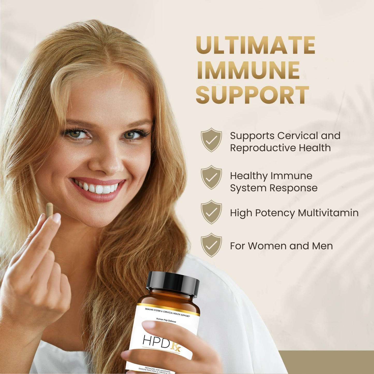 HPD Rx ONE Immunity Boost Multivitamin Supplements for Women and Men | Advanced Immunity Defense Support | Helps Immune Response | 1-Month Supply, 180 Capsules, Pack of 1 HPD Rx buy supplements Au