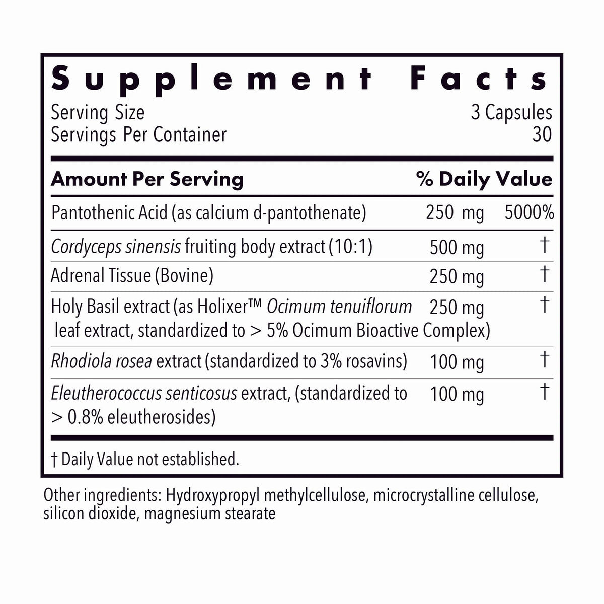 Allergy Research Group - Adrenal Glandular Adapt - Supports Healthy Stress Response and Cortisol Regulation - Hypoallergenic - 90 Vegetarian Capsules Allergy Research GroupBuy Supplements Australia