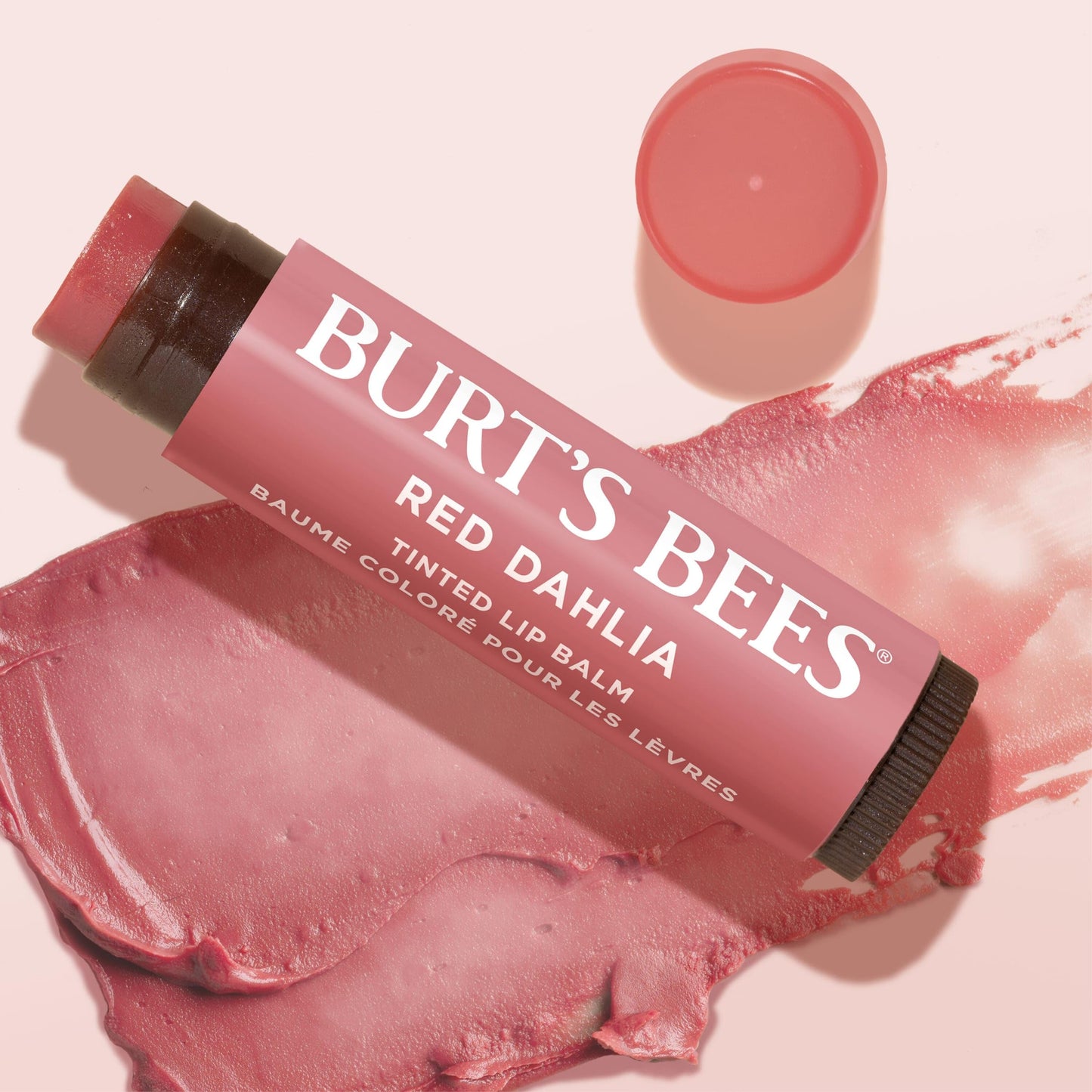 Burt's Bees Lip Tint Balm with Long Lasting 2 in 1 Duo Tinted Balm Formula, Color Infused with Deeply Hydrating Shea Butter