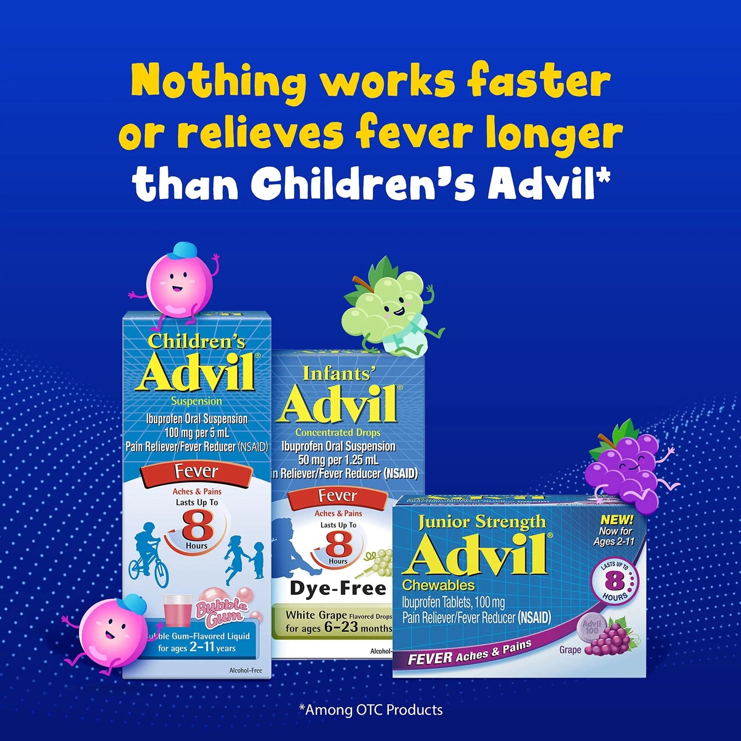 Children's Advil Pain Reliever and Fever Reducer, Dye Free and Sugar Free Ibuprofen Oral Suspension, Berry Flavored - 4 Fl Oz Children's AdvilBuy Supplements Australia