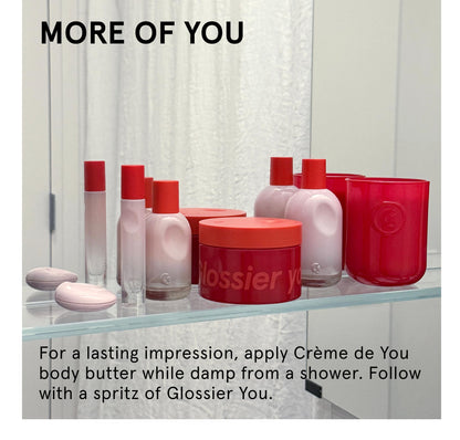 Glossier You Eau de Parfum - Unisex Fragrance for Men & Women, Skin-Scent Enhancer Smells Different on Everyone - Musky, Warm & Spicy Perfume with Pink Pepper, Iris & Ambrox Base Notes, 50ml GlossierBuy Supplements Australia