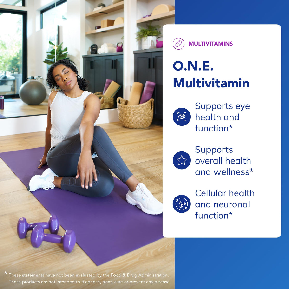 Pure Encapsulations O.N.E. Multivitamin - Once Daily Multivitamin with Antioxidant Complex Metafolin, CoQ10, and Lutein to Support Vision, Cognitive Function, and Cellular Health* - 60 Capsules Pure Encapsulations buy supplements Au