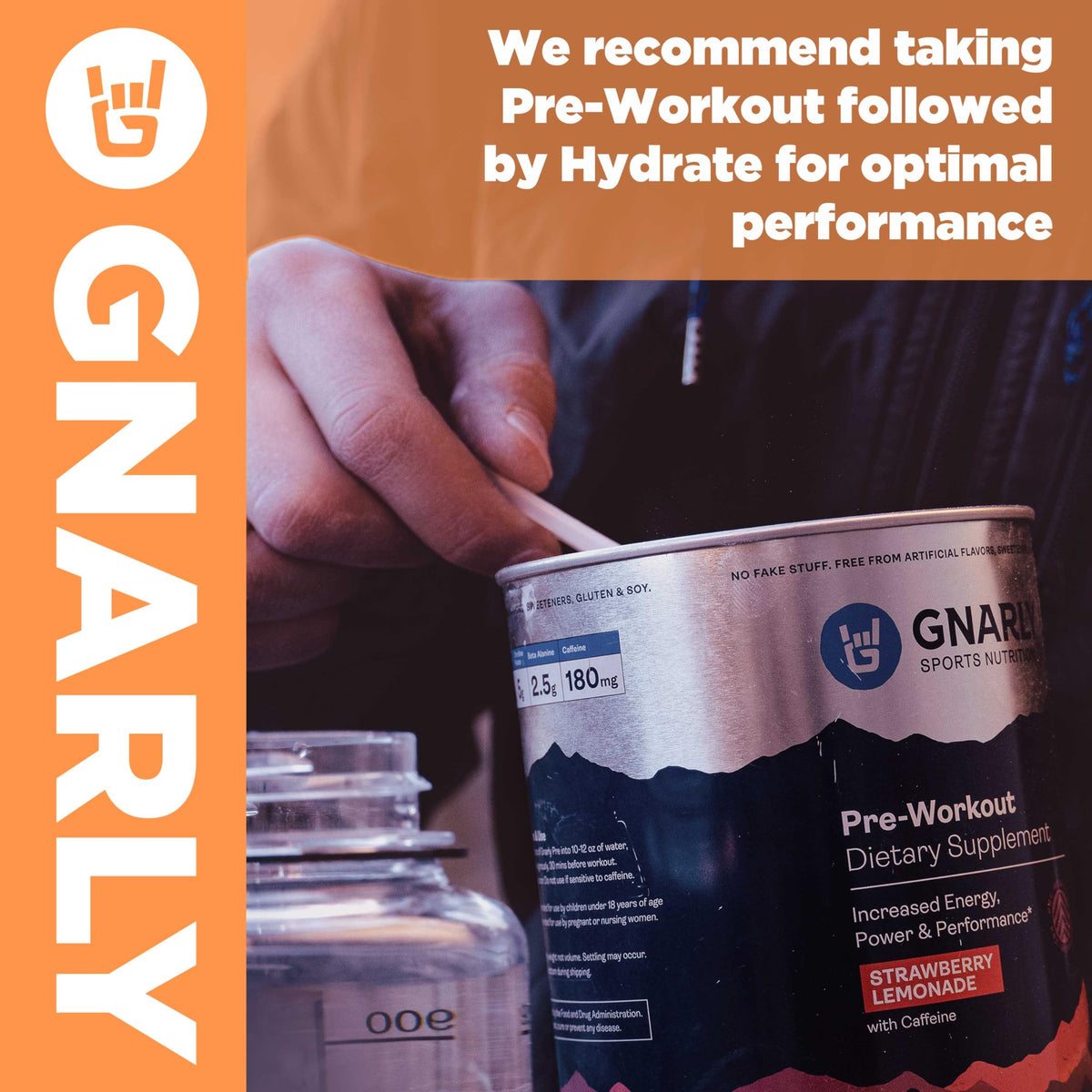 Gnarly Nutrition Hydrate Electrolyte Powder – Orange Pineapple Exercise Hydration Drink Mix – NSF Sport Certified – Electrolyte Solution, Performance & Recovery – Orange Pineapple, 14.10 oz