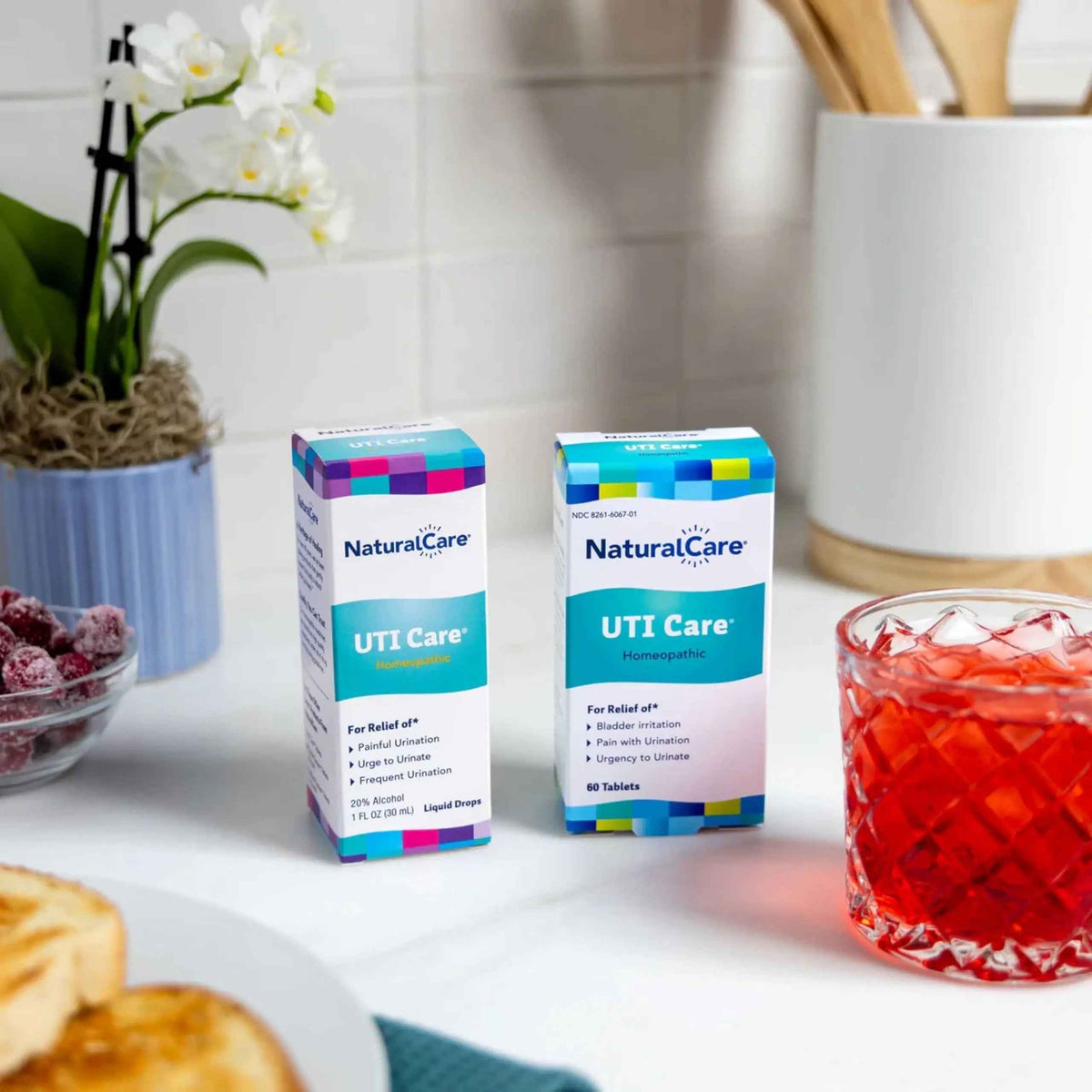 NaturalCare UTI Care Tablets - Fast-Acting Relief for Urinary Tract Infection, 60 Count