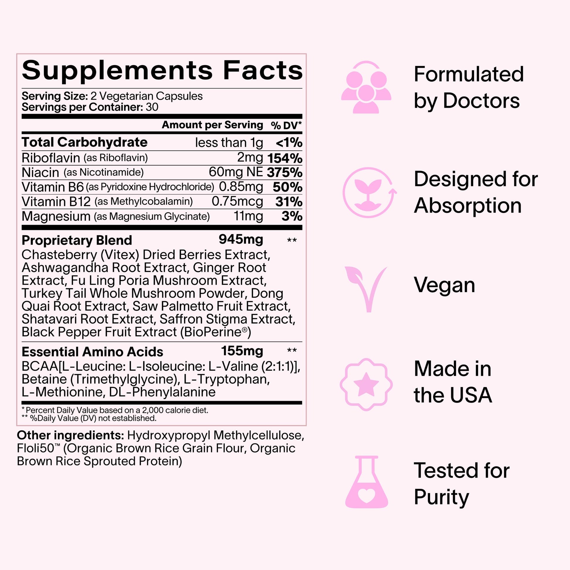 Ladywell Daily Hormone Balance Capsules | Natural Cycle Support for Women | Supports Mood, Bloating, Cramps, Skin Health & Cravings | with Chasteberry, B Vitamins, Ashwagandha, Saffron & More | 60 Ct Ladywell buy supplements Au