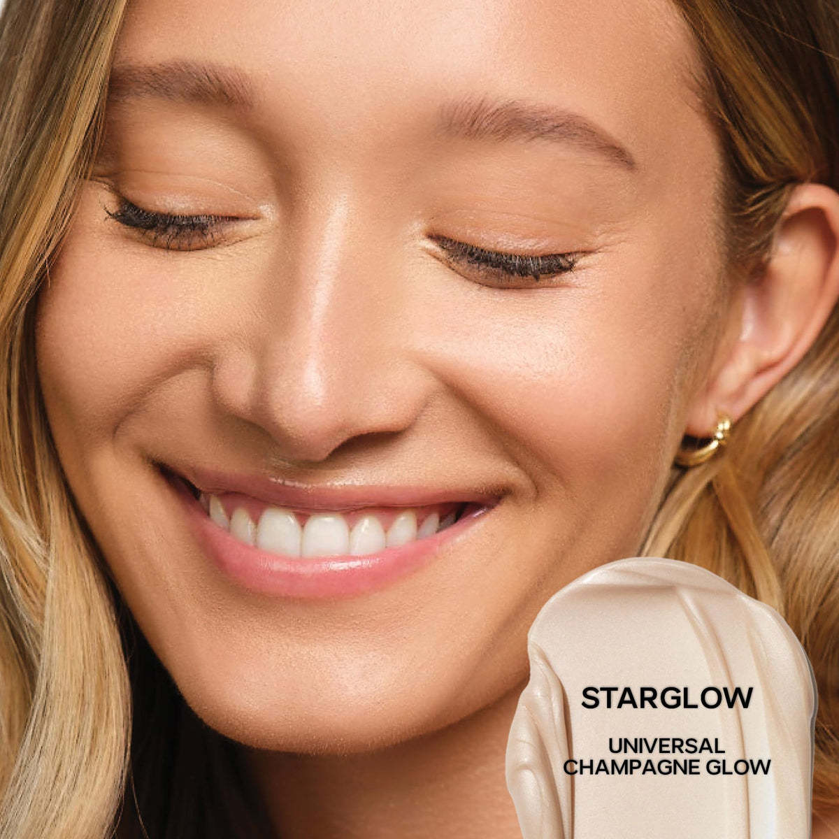 Saie Glowy Super Gel - Hydrating Makeup Primer and Illuminating Glow Serum Enriched with Vitamin C and Squalane Oil - All-Over Liquid Highlighter Makeup for Instant Glass Skin - Starglow (1 oz) SaieBuy Supplements Australia