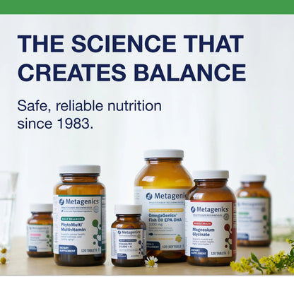 Metagenics UltraFlora Probiotic + Multivitamin - All-in-One Daily Gut Health & Digestive Balance Support* - Clinically Tested Probiotic Blend Metagenics