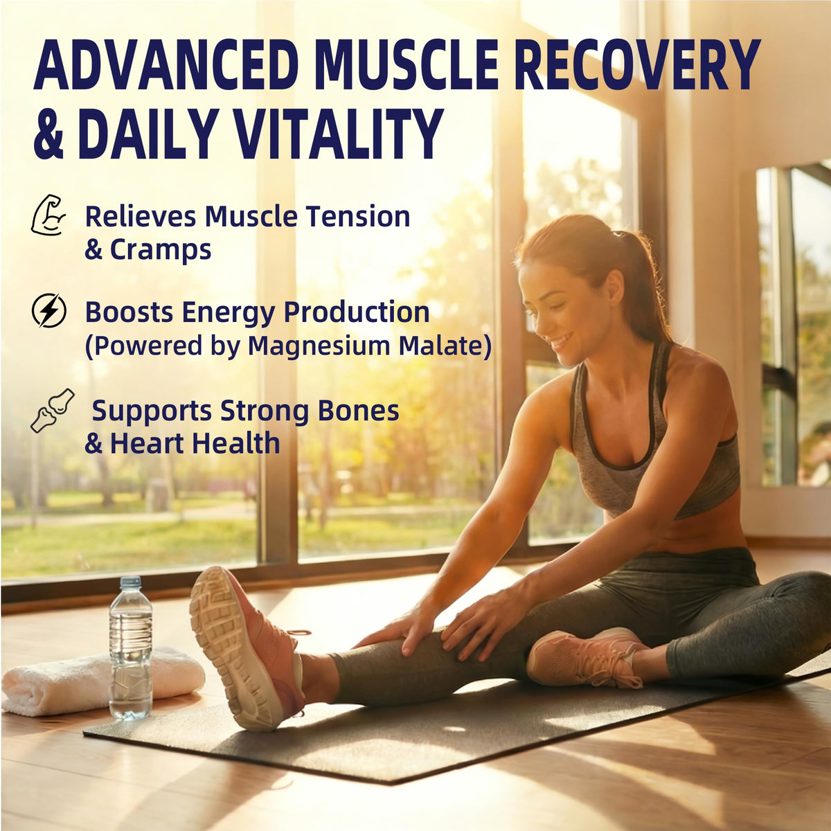 Magnesium Complex Supplement with 10 Forms of Elemental Magnesium, 1200 mg per Serving, Magnesium Glycinate, Citrate, Malate & Taurate, High Absorption Vegan Capsules, Non-GMO HiPlus buy supplements Au