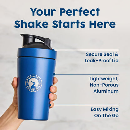 NativePath Dark Blue Aluminum Shaker - 20 oz