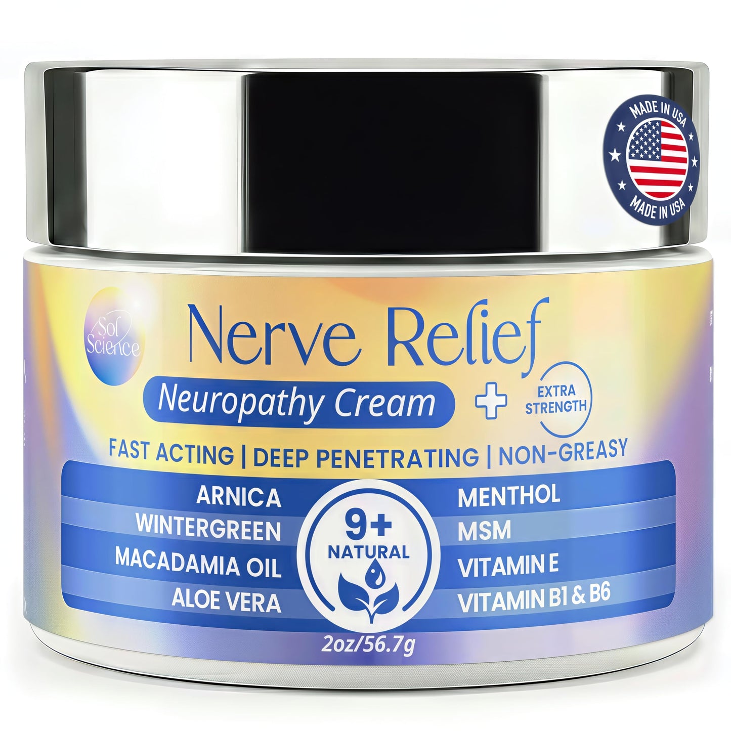 PURPLE CANYON Nerve Pain Relief Cream for Neuropathy – for Feet & Legs | MSM, Arnica, Alpha Lipoic Acid | Fast-Absorbing, Non-Greasy Formula | 2 oz PURPLE CANYONBuy Supplements Australia