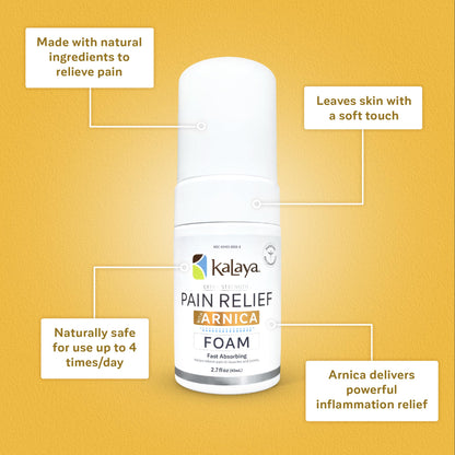 Kalaya Naturals Extra Strength Pain Relief Foam with Arnica - Supports Pain Relief in Muscle & Joints (2.7 Ounces) Kalaya NaturalsBuy Supplements Australia