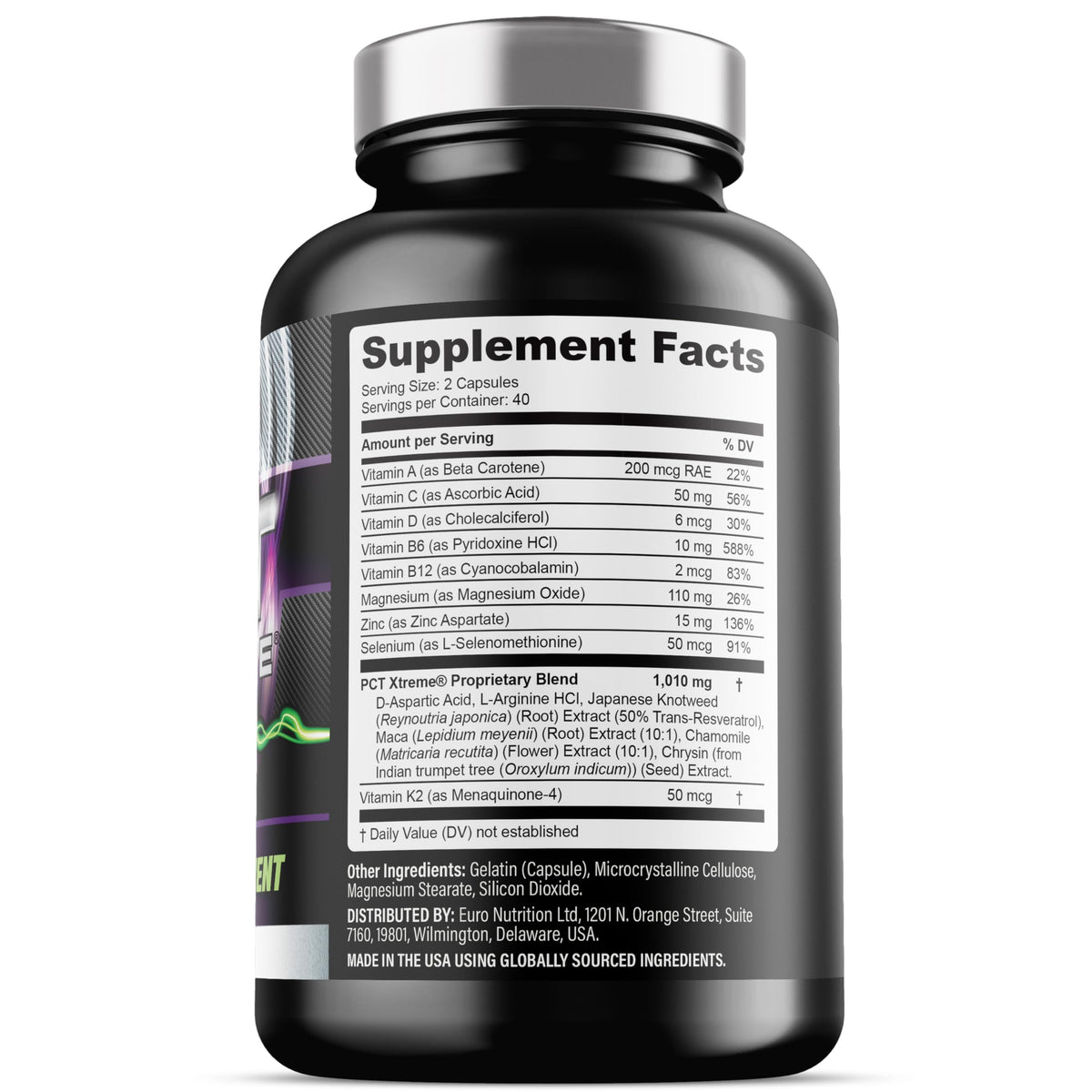 Iron Labs Nutrition PCT Xtreme - PCT Supplement for Men - 30 Day Course - Post Cycle Support Booster (80 Capsules) Iron Labs NutritionBuy Supplements Australia