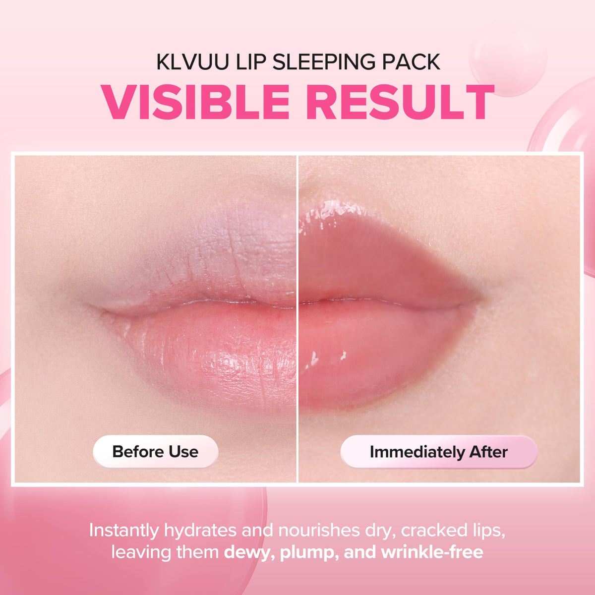 Klavuu Lip Mask Sleeping Pack (0.7oz) – Overnight Deep Hydrating Korean Lip Balm Treatment for Very Dry, Chapped Lips | Lip Lightening & Plumping with Instant Hydration | Gentle Exfoliating (Berry) KLAVUUBuy Supplements Australia