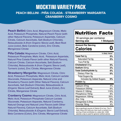 Ultima Replenisher Daily Electrolyte Powder Drink Mix – Sugar Free – Mocktini Variety and Original Variety, 36 Stickpacks – Hydration Packets with 6 Electrolytes and Minerals – Keto, Non-GMO