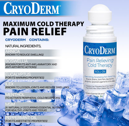 CryoDerm 4 oz Spray Cold Therapy (2 Pack) CryoDermBuy Supplements Australia