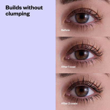 Kosas Soulgazer Lengthening + Lifting Peptide Mascara – Smudge-Proof, Clump-Free Mascara + Lash Serum 2-in-1 for Long, Defined Lashes – Curvilinear Molded Brush, Vegan, Sensitive-Eye Safe KosasBuy Supplements Australia