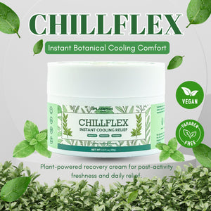 Supplement Product​PLAIRMOI CHILLFLEX Pain Relief Gel for Muscle Aches, Joint Pain, Discomfort & Inflammation – Fast Acting, Cooling, Non-Greasy with 3% Menthol & Eucalyptus – 3.5 oz, 1-Pack - GlowUpCaUSA
