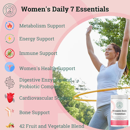 Women's Daily 7 Essentials & Vitamin D3 + K2 Chewables Bundle