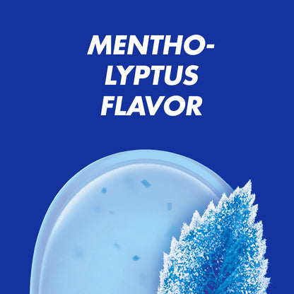 HALLS Cough and Throat Relief Mentho-Lyptus Cough Drops, Value Pack, 80 Drops