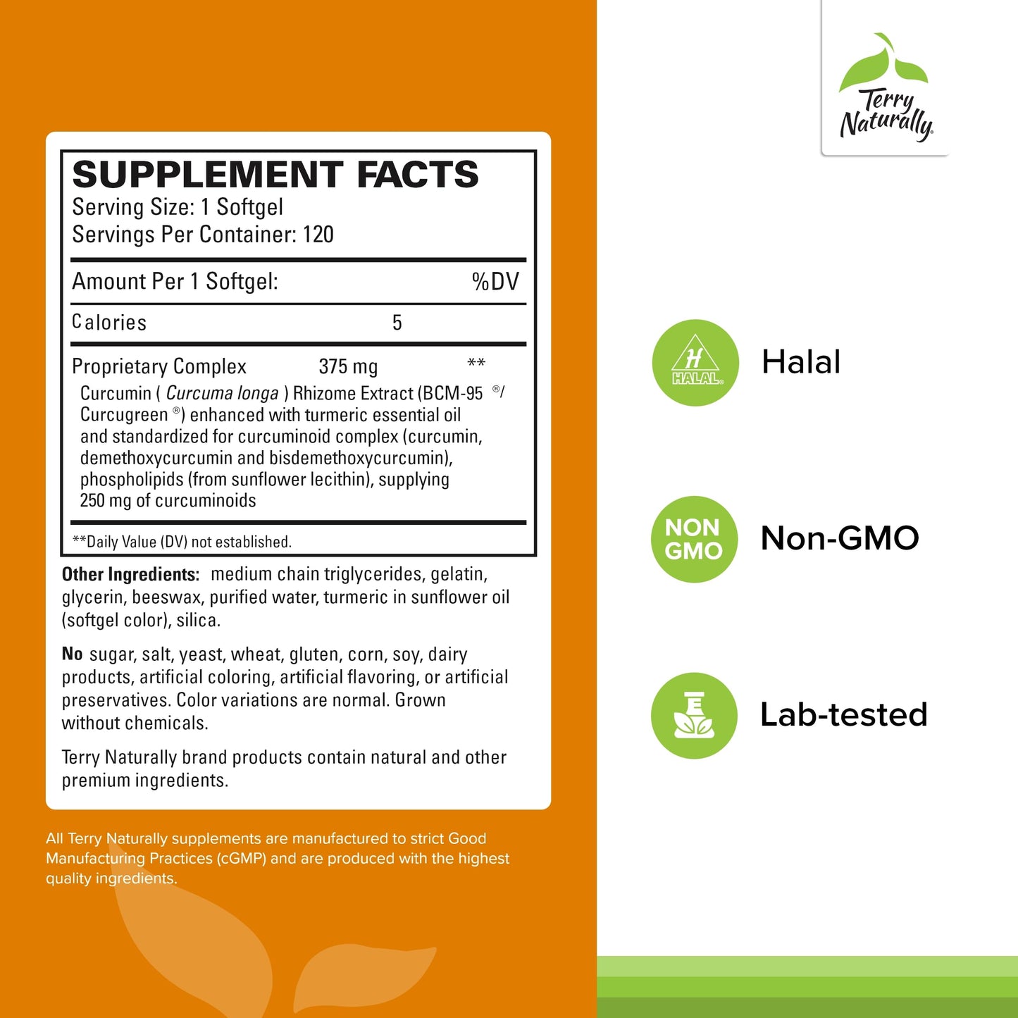 Terry Naturally CuraMed 375mg - Antioxidant Supplement for Brain & Immune Health Support - Dietary Supplement with Curcumin & Turmeric Essential Oil - Herbal Liver Support - 120 Softgels Terry Naturally buy supplements Au