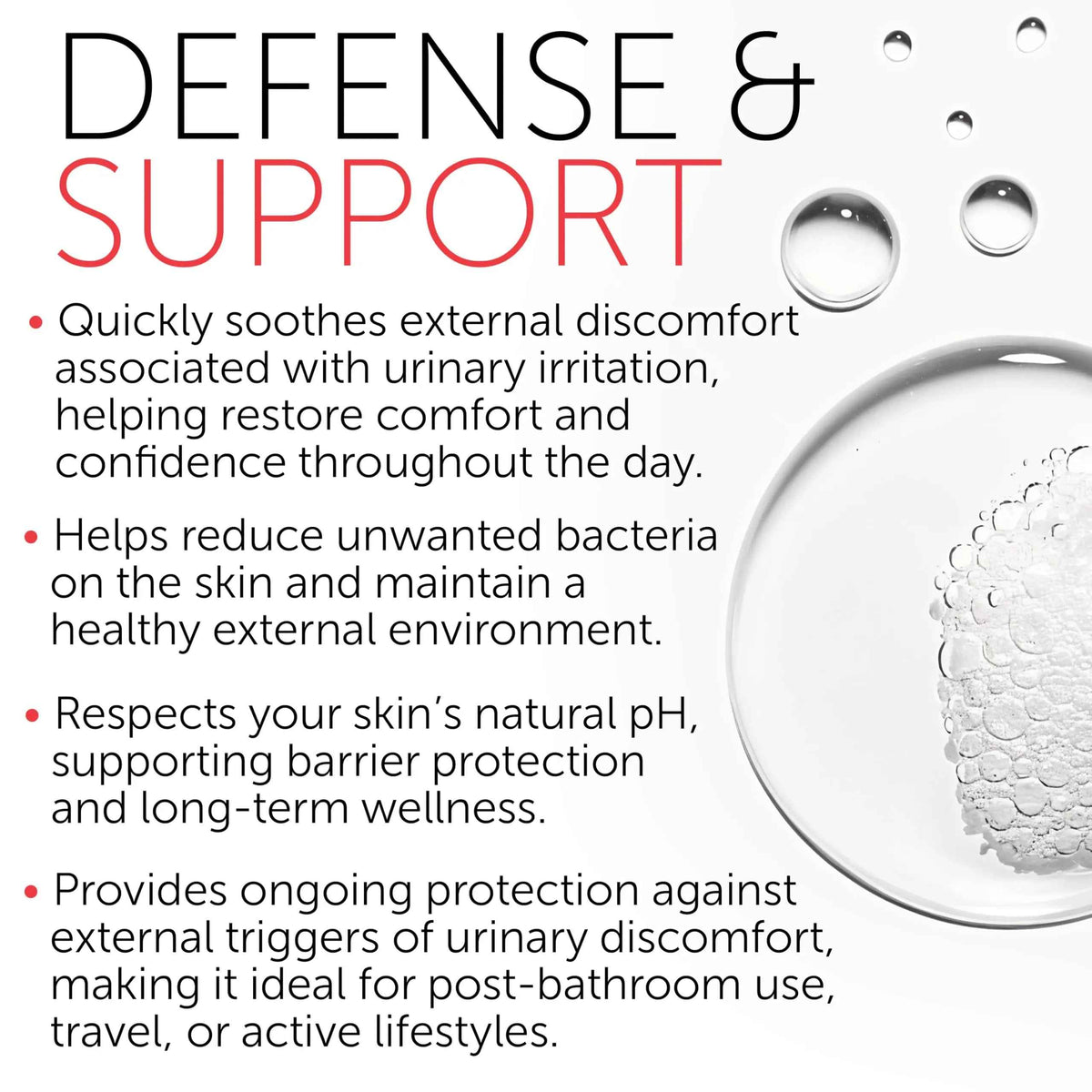 Feminine Spray | UTI Treatment for Women | UTI Defense & Intimate Odor Control | Daily Feminine Hygiene Spray | Eliminate Harmful Bacteria | Gentle, Safe, Travel-Friendly & pH-Balanced | 5.1 fl oz