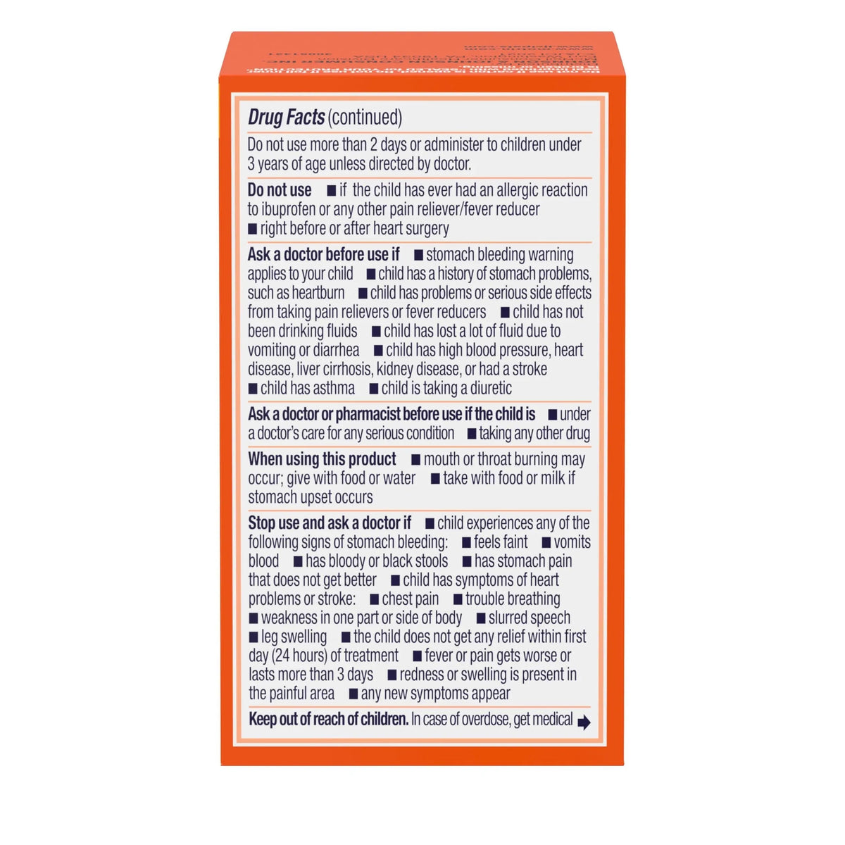 Motrin Children's Dye-Free Chewable Tablets with Ibuprofen, Kids' Fever Reducer & Pain Reliever for Sore Throat, Fever, Toothache & Pain Relief, Grape Flavor, 24 Ct MotrinBuy Supplements Australia