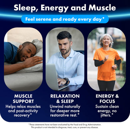 ILIVA Magnesium Glycinate 400mg -Triple Magnesium Complex (Glycinate+Malate+Citrate) - Chelated High Absorption Tablets for Sleep Support, Muscle Recovery, Bone Health, Energy&Calm - Vegan,120 Count ILIVA buy supplements Au
