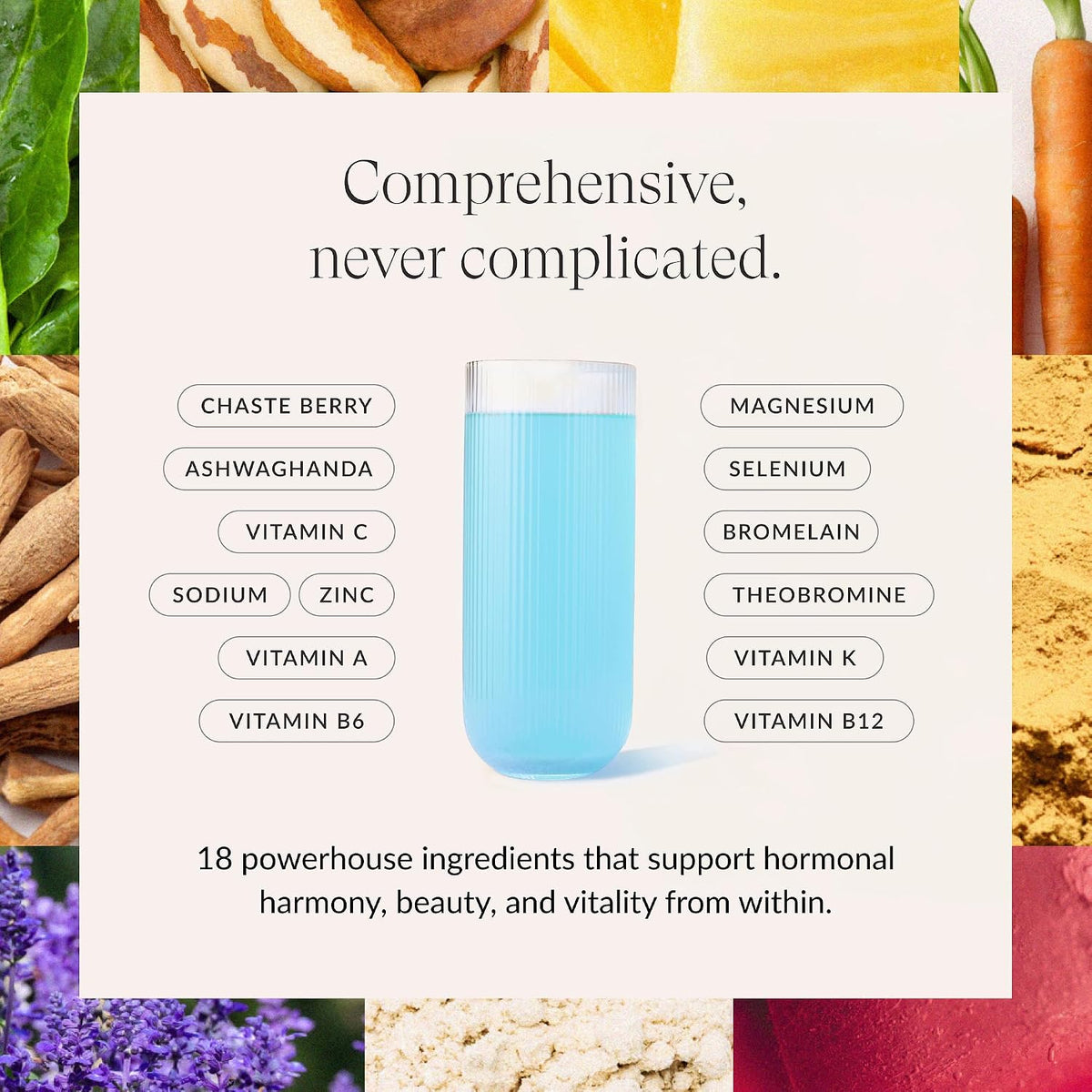 BEAM Glow & Kids Wellness Bundle, Hormone Support for Women with Inositol & Ashwagandha, Superfood Powder with Fruits & Veggies for Kids' Growth & Immune Health