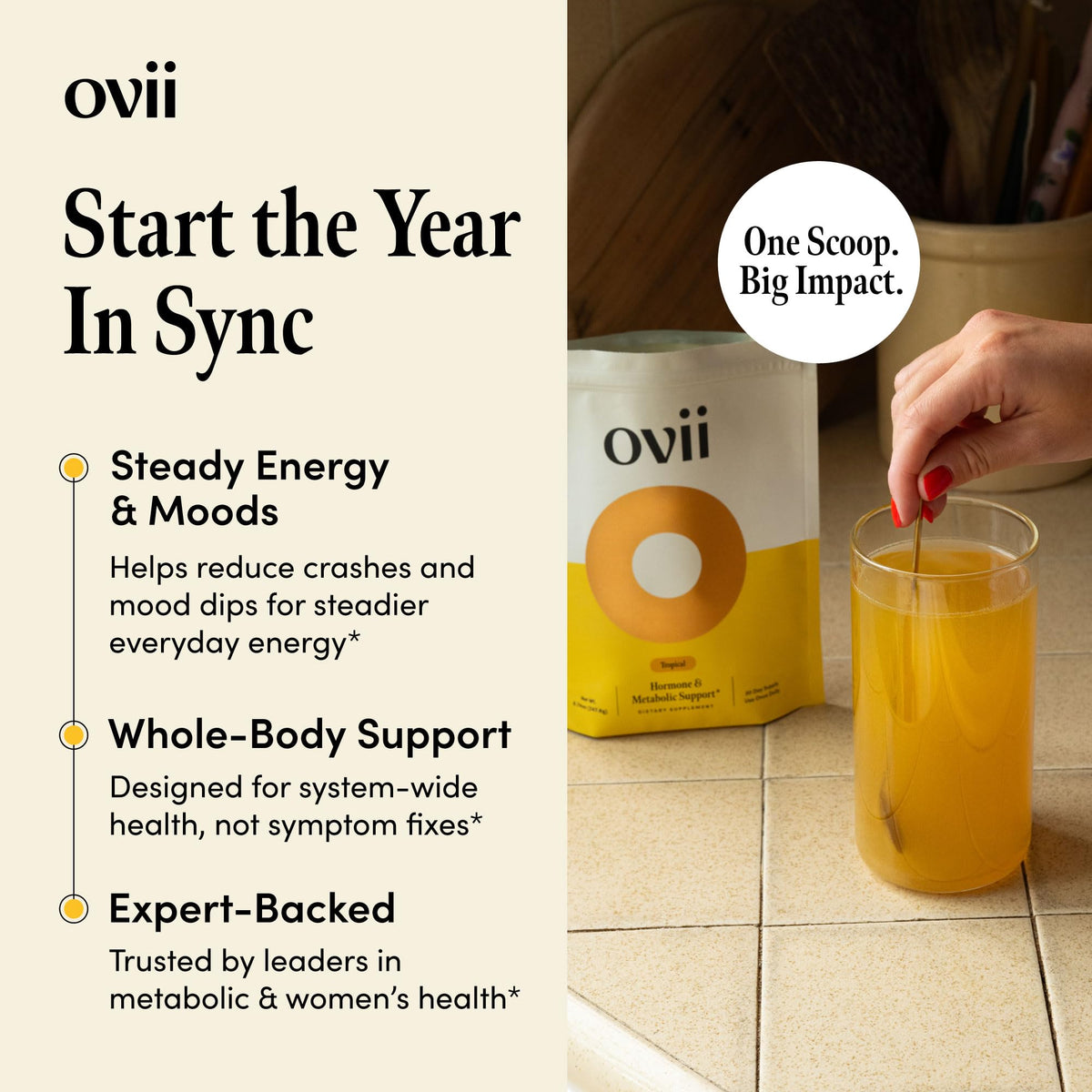 Ovii Metabolic Support for Women – Reducose® White Mulberry with Myo-Inositol & D-Chiro Inositol 40:1 Blend – Daily Wellness, Metabolic Balance & Appetite Control Supplement – 30 Servings, Tropical Ovii buy supplements Au