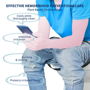 Wowday Flushable Hemorrhoid Wipes | Medicated Witch Hazel Wipes Ph Balanced | 112 Count Natural Fragrance Free Adult Hemorrhoids Witch Hazel Wipe for Butt Itch WowDayBuy Supplements Australia