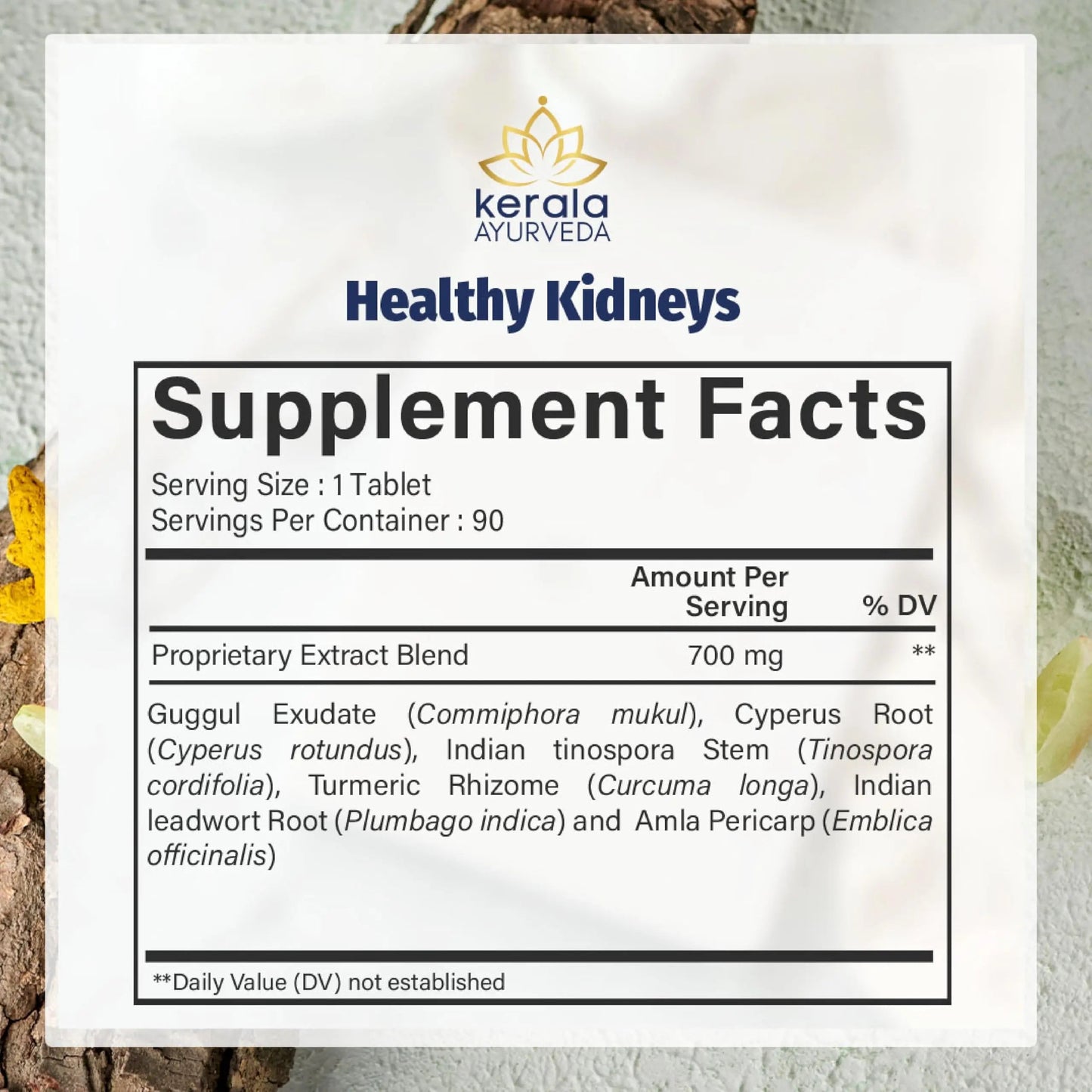 Kerala Ayurveda Healthy Kidney Herbal Tablets | Support Normal Kidney Function and Health | Kidney and Bladder Support | Urinary System Support - 90 Count Kerala AyurvedaBuy Supplements Australia