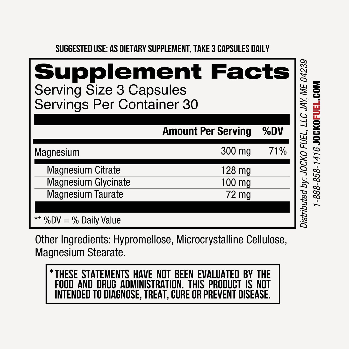 Jocko Fuel Magnesium Complex Supplement - Magnesium Glycinate, Citrate, & Taurate Capsules Dietary Supplement for Muscle Recovery & Relaxation, Heart, Nerve, Bone Support, & Sleep 30-Day Supply Jocko Fuel buy supplements Au