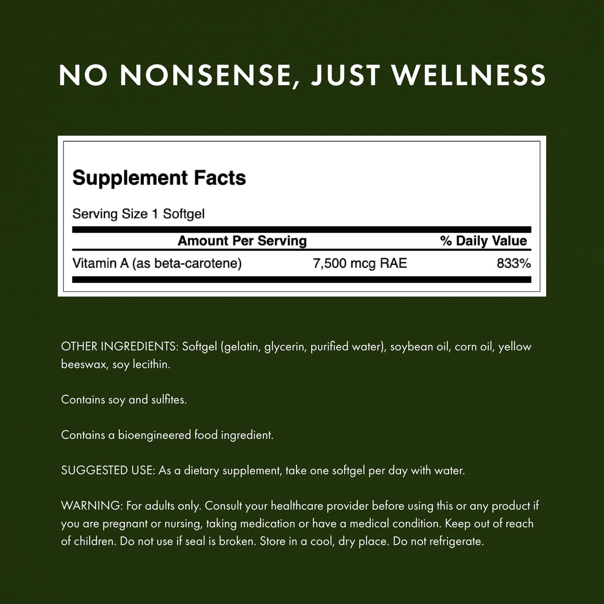 Swanson Beta-Carotene Vitamin A 25,000 IU Eye and Skin Health Supplement for Adults Seeking Vision and Immune Support - 7,500 mcg (300 Softgels) Swanson buy supplements Au