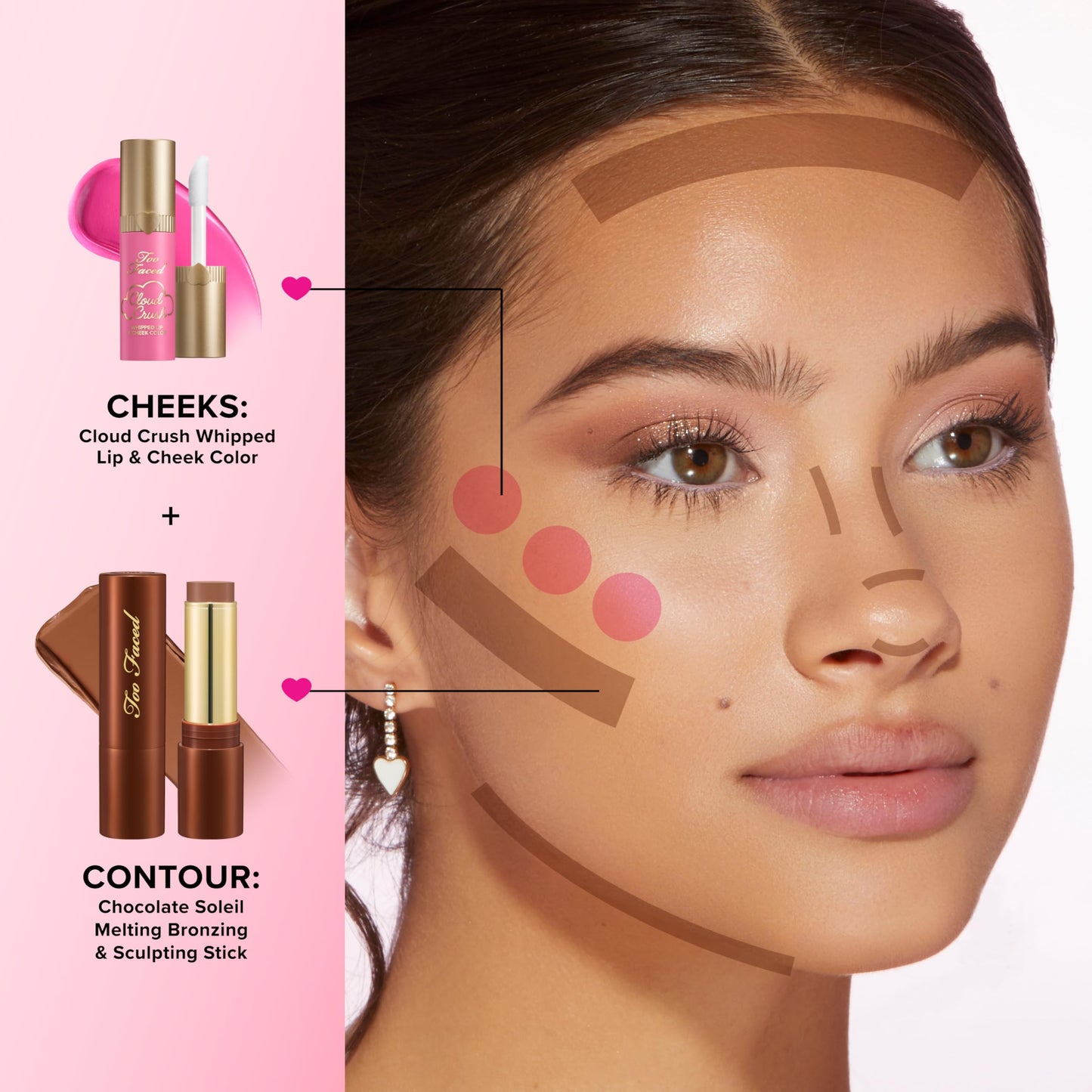 Too Faced Chocolate Soleil Melting Bronzing & Sculpting Stick | Multi-Use, Contour + Cream Bronzer Stick | Lightweight, Satin-Finish with Buildable Coverage, 0.28 Ounce, 0.28 Ounce, Chocolate Souffle Too FacedBuy Supplements Australia