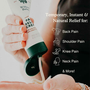 Nature's Willow Willow Balm Natural Pain Relief Cream for Muscles & Joints | Fast-Acting with Willow Bark & Menthol | Free from Artificial Fragrances & Dyes | 6-Pack | 3.5 fl oz