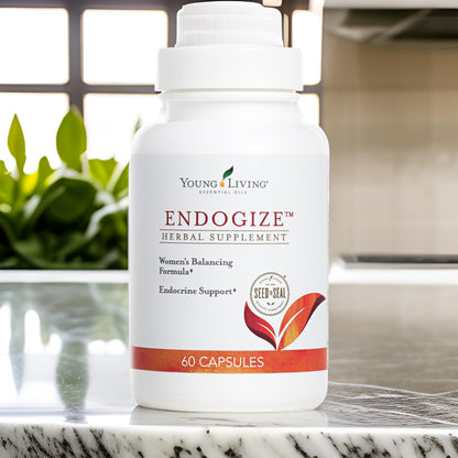 Young Living - EndoGize 60 Capsules | Hormonal Health & Endocrine System Support with Essential Oils | Daily Herbal Supplement for Women's Wellness & Balancing Formula Young Living buy supplements Au