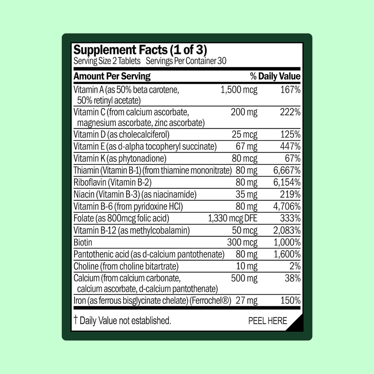 WellWithAll Women’s Multivitamin | Daily Supplement with Essential Vitamins, Minerals & Iron | Supports Immunity, Heart Health, Bone Health, Energy & Mood | Major Allergen - Free | 60 Tablets WellWithAll buy supplements Au