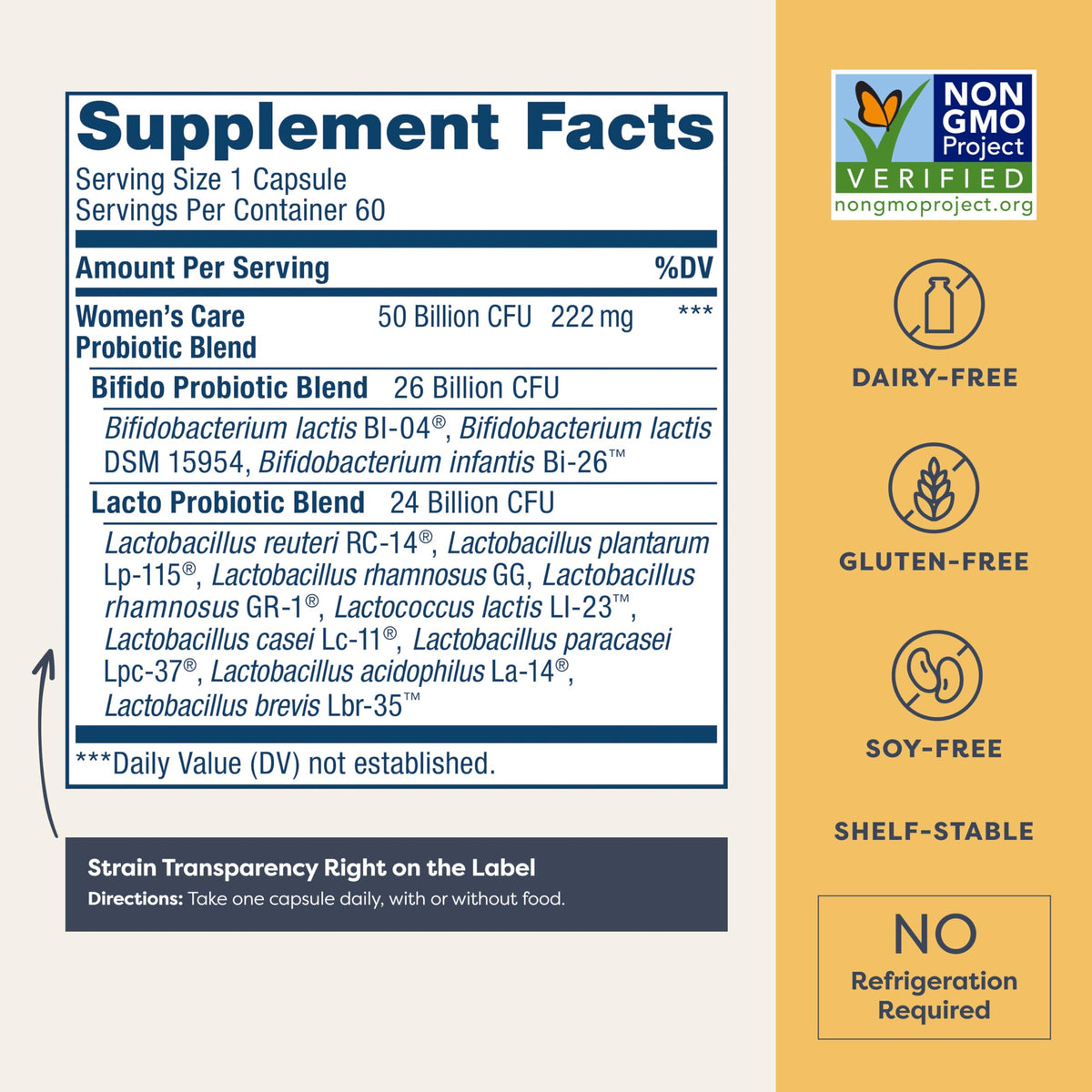 Renew Life Women's Probiotic Capsules, 50 Billion CFU Guaranteed, Supports pH Balance, Vaginal, Urinary, Digestive and Immune Health(2), L. Rhamnosus GG, Dairy, Soy and Gluten-Free, 60 Count Renew Life buy supplements Au