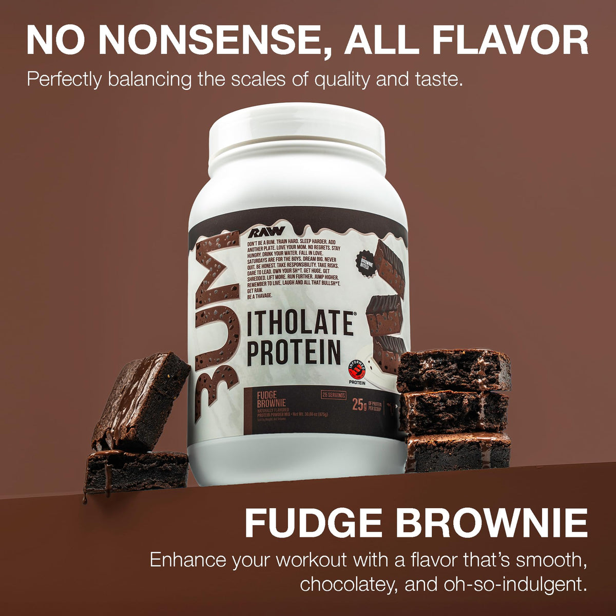 RAW Whey Isolate Protein Powder, Vanilla Oatmeal Cookie (CBUM Itholate Protein) - 100% Grass-Fed Sports Nutrition for Muscle Growth & Recovery - Low-Fat, Low Carb, Naturally Flavored - 25 Servings
