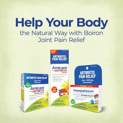 Boiron Arnicare Arthritis Cream for Pain Relief of Knees, Hands, Wrists, Elbows, Joints & Muscles – Quickly Absorbed & Fragrance-Free – 5 oz (2 Pack of 2.5 oz) BoironBuy Supplements Australia