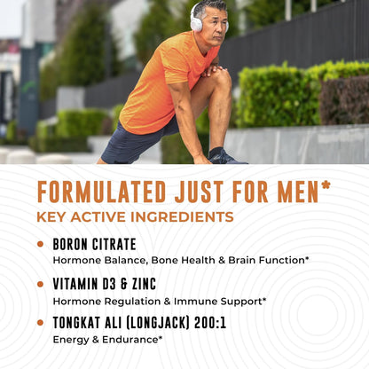 Left Coast Performance Boron Supplement for Men & Beef Organ Supplement - Testosterone Boosting Bundle for Men's Gut Health Energy Hormone Balance and Immune Support