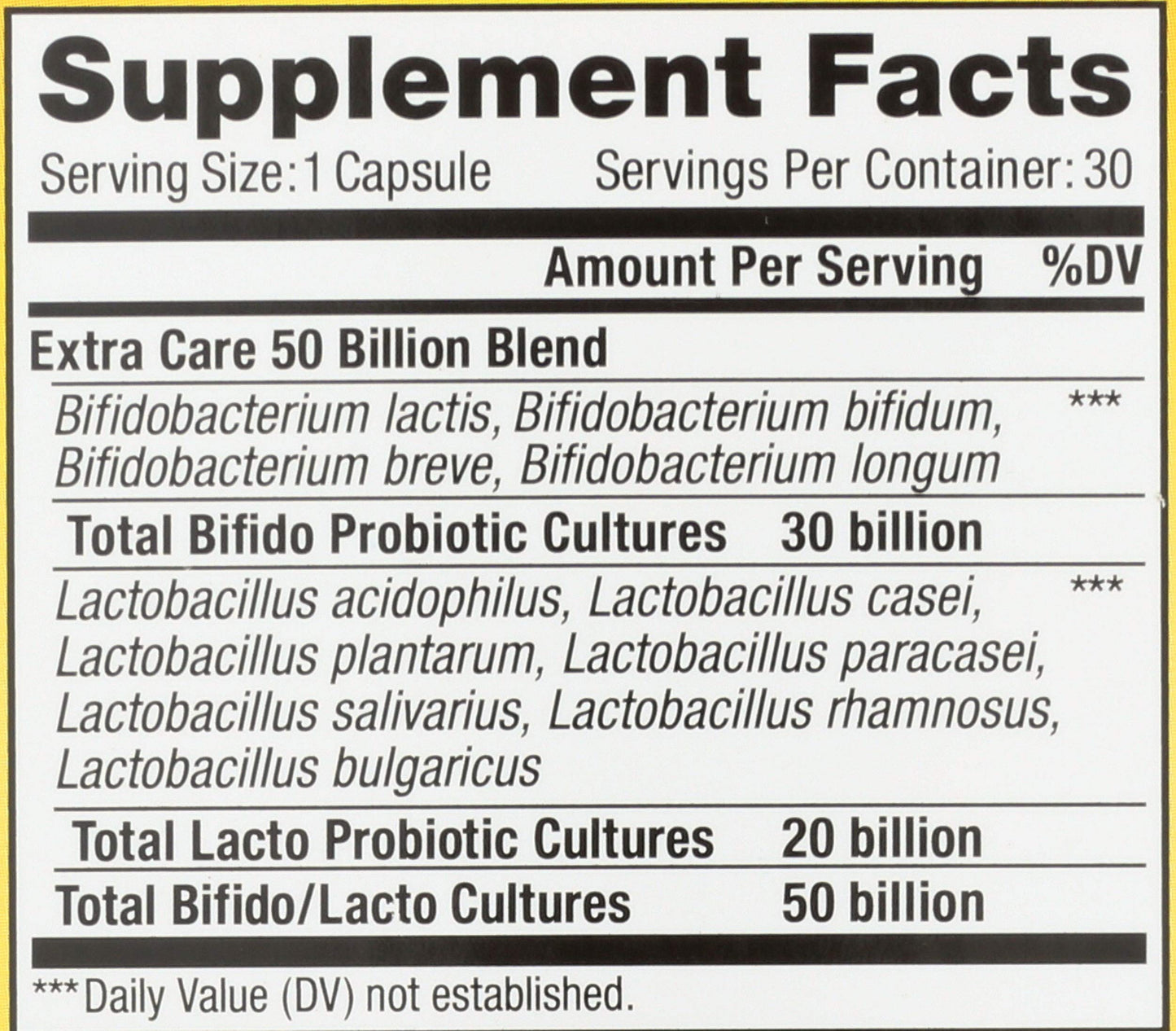 Renew Life Extra Care Digestive Probiotic 50 Billion CFU | 90 Vegetarian Capsules | Supports Digestive, Immune & Respiratory Health | Dairy, Soy and Gluten Free Supplement